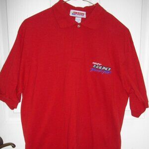 Men's red GMT 800 Truck Team polo. New. Med.